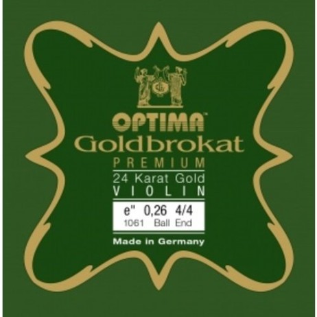 Violin string E Goldbrokat premium Optima