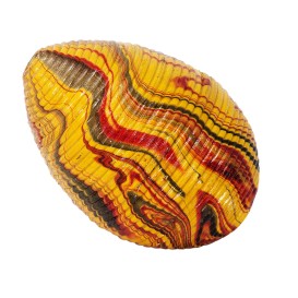 Rattle-egg made of colored rattan 13cm Terre