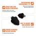 Earplugs PartyPlug Black Alpine