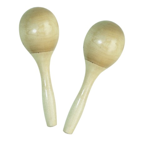 Wooden maracas 14cm 33803 Goldon