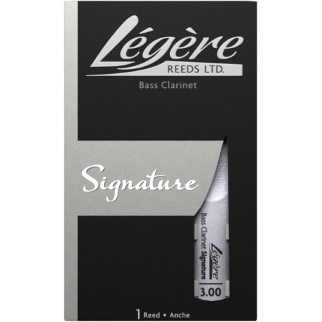 Reed for bass clarinet Signature 3.00 Legere