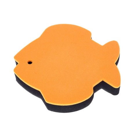 The shoulder rest-pillow is in the shape of a fish Magic Pad