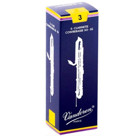 Reed for double bass clarinet 3 Vandoren