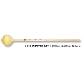 Marimba sticks birch BS18 soft Chalklin