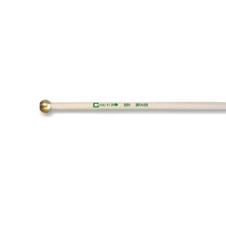 Birch sticks for bells with a brass knob BS1 Brass Chalklin