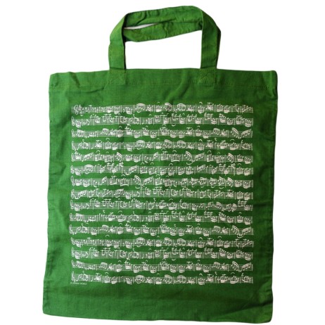 Material bag with notes green/white Petz