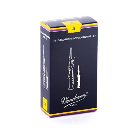 Reed for saxophone sopranino 3 Vandoren