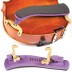 Violin shoulder rest 1/4-1/16 Collapsible Mini purple Kun