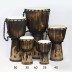 Djembe Carved-Flame 30cm Terre