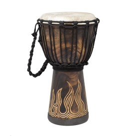 Djembe Carved-Flame 40cm Terre