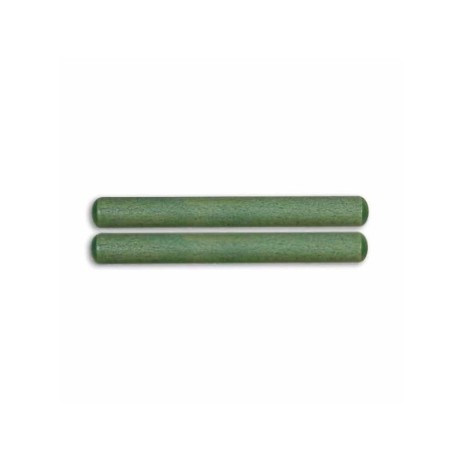 Wooden sticks-claves 18x200mm green color Goldon