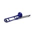 Plastic trombone blue pBone