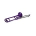 Plastic trombone purple pBone