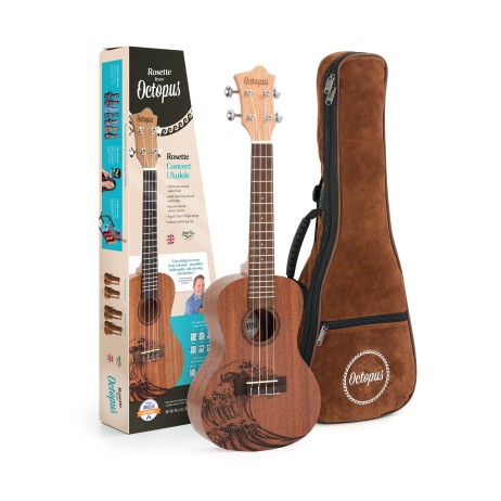 Concert ukulele Rosette Octopus