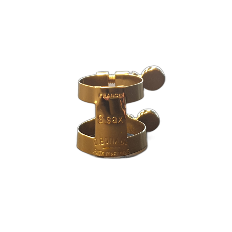 Ligature for soprano saxophone Bonade, fastened at the top HB