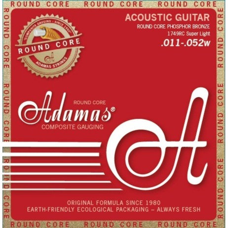 Strings for acoustic guitar 1749RC 011-052 Adamas