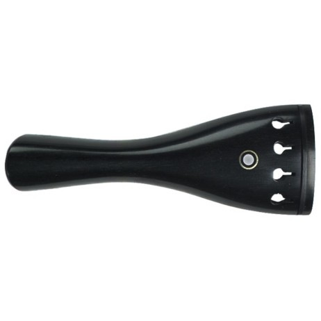 Tailpiece for violin 4/4 ebony with eyelet Gewa