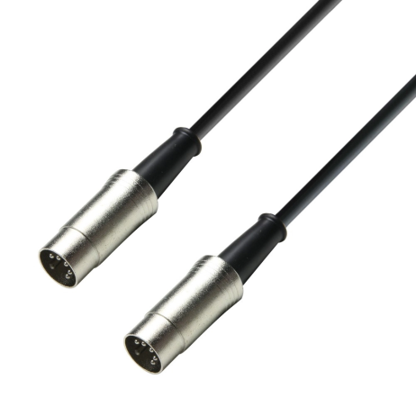 Cable MIDI black 6m Adam Hall