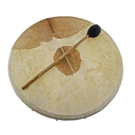 Shaman drum round with fur 50cm Dan Moi