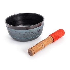 Singing bowl aluminium with patterns Percussion Plus