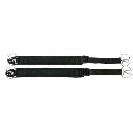Shoulder straps (2pcs) for violin/viola case 55-80cm x 3cm with golden hooks Gewa