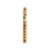 Flute wooden hand decorated Percussion Plus