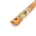 Flute wooden hand decorated Percussion Plus