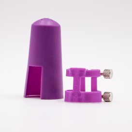 Ligature for clarinet purple plastic Luyben