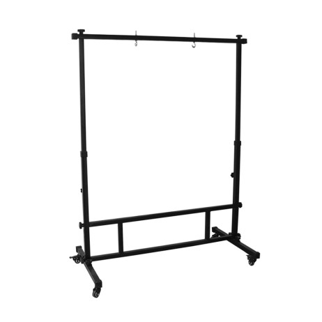 Gong stand square-shaped with wheels 30