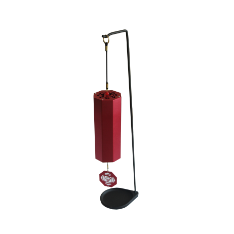 Wind chime metal red ChiChime