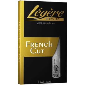 Reed for alto saxophone French Cut 3.75 Legere