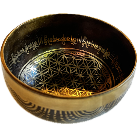 Singing bowl Flower of Life Sylagro