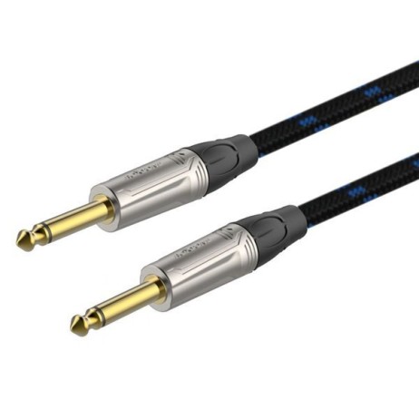 Instrument cable 6.3 Jack mono/6.3 Jack mono 5m no. 15 Roxtone