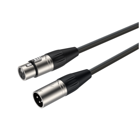 Microphone cable XLR female/XLR male Samurai 1m Roxtone