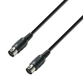 Cable MIDI black 3 star 3m Adam Hall