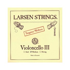 Styga violončelei G (III)  Tungsten medium Larsen