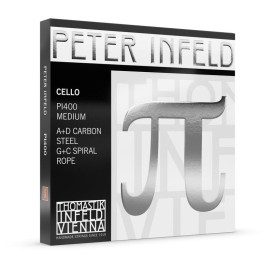 Strings for cello by Peter Infield Thomastik