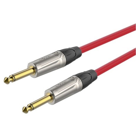 Instrument cable angled 6.3 Jack mono/6.3 Jack mono 3m TRD Roxtone