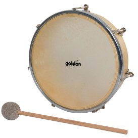 Tambourine with leather, tunable 20cm Goldon