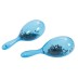 Plastic children's maracas transparent blue Percussion Plus