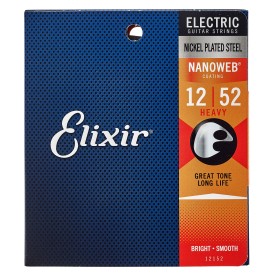 Strings for electric guitar Nanoweb 12-52 Elixir