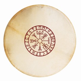 Shaman's drum Viking Rune 50cm Terre