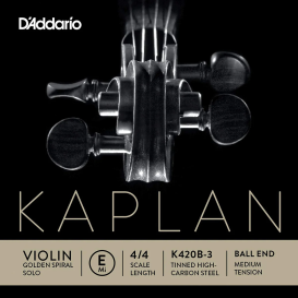 Styga smuikui E Golden Spiral Kaplan D'Addario