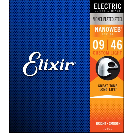 Strings for electric guitar Nanoweb 09-46 Elixir