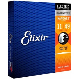 Strings for electric guitar Nanoweb 11-49 Elixir