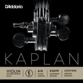 Violin string E Golden Spiral Kaplan with loop D'Addario