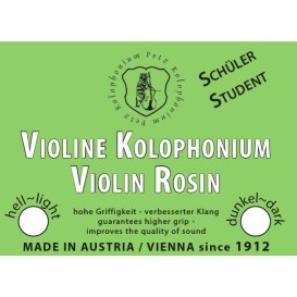 Rosin for violin-viola student light Petz