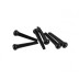 Guitar pegs black plastic Gewa