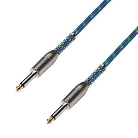 Instrument cable 6.3Jack mono/6.3Jack mono vintage 3m Adam Hall