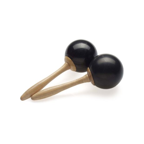 Maracas Fiber traditional black Stagg